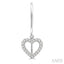 Heart Shape Petite Diamond Fashion Earrings