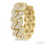 Cuban Diamond Fashion Hoop Earrings