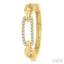Paperclip Diamond Fashion Hoop Earrings