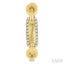 Paperclip Diamond Fashion Hoop Earrings