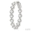 Inside-Out Diamond Round Hoop Earrings