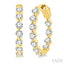 Inside-Out Diamond Round Hoop Earrings