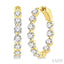Inside-Out Diamond Round Hoop Earrings