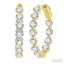 Inside-Out Diamond Round Hoop Earrings