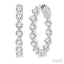 Inside-Out Diamond Round Hoop Earrings