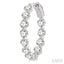 Inside-Out Diamond Round Hoop Earrings
