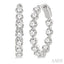 Inside-Out Diamond Round Hoop Earrings