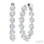 Inside-Out Diamond Round Hoop Earrings