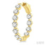 Inside-Out Diamond Round Hoop Earrings