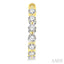 Inside-Out Diamond Round Hoop Earrings
