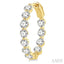Inside-Out Diamond Round Hoop Earrings