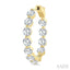 Inside-Out Diamond Round Hoop Earrings