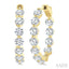 Inside-Out Diamond Round Hoop Earrings