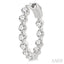 Inside-Out Diamond Round Hoop Earrings