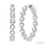 Inside-Out Diamond Round Hoop Earrings