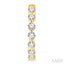 Inside-Out Diamond Round Hoop Earrings