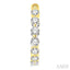 Inside-Out Diamond Round Hoop Earrings
