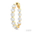Inside-Out Diamond Round Hoop Earrings