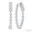 Inside-Out Diamond Round Hoop Earrings
