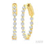 Inside-Out Diamond Round Hoop Earrings