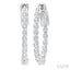 Inside-Out Diamond Round Hoop Earrings