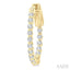 Inside-Out Diamond Round Hoop Earrings