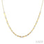 Halfway Diamond Fashion Bamboo Necklace