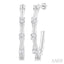 Diamond Fashion Bamboo Half Hoop Earrings