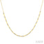 Halfway Diamond Fashion Bamboo Necklace