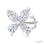 Floral Diamond Stud Earrings