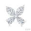 Floral Diamond Stud Earrings