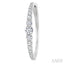 Graduated Riviera Diamond Hoop Earrings