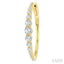 Graduated Riviera Diamond Hoop Earrings