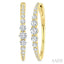 Graduated Riviera Diamond Hoop Earrings