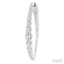 Graduated Riviera Diamond Hoop Earrings