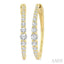 Graduated Riviera Diamond Hoop Earrings