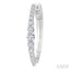 Graduated Riviera Diamond Hoop Earrings
