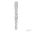 Graduated Riviera Diamond Hoop Earrings