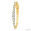 Graduated Riviera Diamond Hoop Earrings