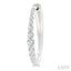Graduated Riviera Diamond Hoop Earrings