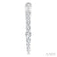 Graduated Riviera Diamond Hoop Earrings