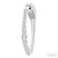 Graduated Riviera Diamond Hoop Earrings