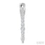 Graduated Riviera Diamond Hoop Earrings