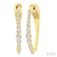 Graduated Riviera Diamond Hoop Earrings