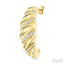 Bold Diamond Fashion Half Hoop Earrings