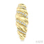 Bold Diamond Fashion Half Hoop Earrings