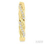 Swirl Diamond Fashion Hoop Earrings