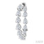 Inside-Out Pear Shape Diamond Hoop Earrings