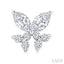 Twin Fish Diamond Stud Earrings