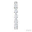 Pear Shape Inside-Out Diamond Fashion Hoop Earrings